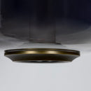 Seul  Smoked Glass White Marble Antique Pendant Light 36 Cm - Heka Lighting & Trading Limited