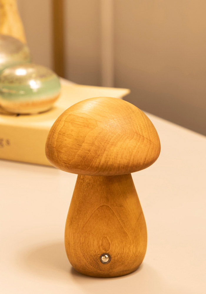 Shaggy Antique Oak Wood Cork Table Lamp - Heka Lighting & Trading Limited