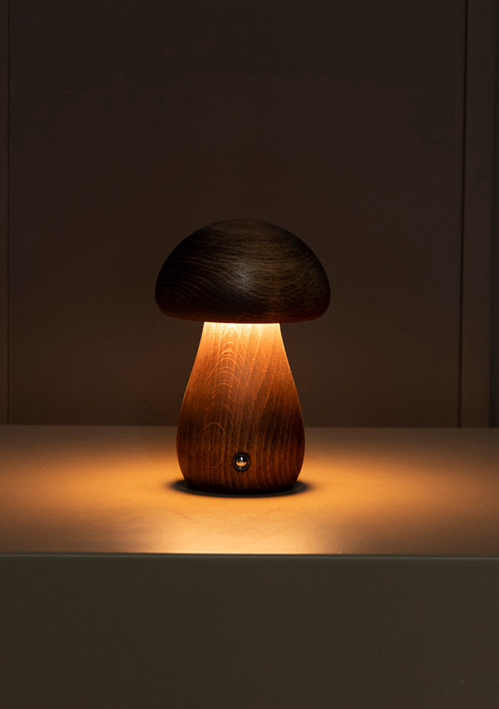 Shaggy Wenge Wood Cork Table Lamp - Heka Lighting & Trading Limited