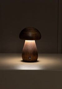 Shaggy Wenge Wood Cork Table Lamp - Heka Lighting & Trading Limited