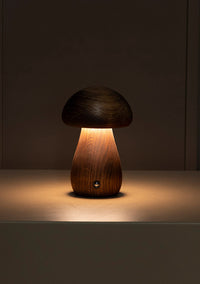 Shaggy Wenge Wood Cork Table Lamp - Heka Lighting & Trading Limited