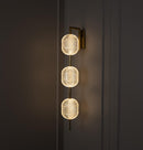 Sofia Triple Acrylic Antique Wall Sconce 90 Cm - Heka Lighting & Trading Limited