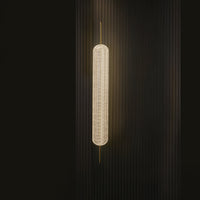 Sofya Acrylic Transparent Antique Glass Led Pendant Light Chandelier 100 Cm - Heka Lighting & Trading Limited