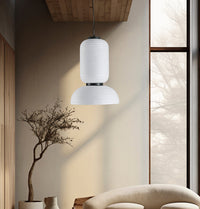 Solar Soft Touch White Knotted Pendant Light Chandelier 45X65 Cm - Heka Lighting & Trading Limited