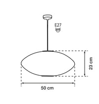 Star Soft Touch White Cross Ellipse Pendant Light Chandelier 50 Cm - Heka Lighting & Trading Limited