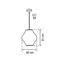 Star Soft Touch White Cross Pendant Light Chandelier 30 Cm - Heka Lighting & Trading Limited