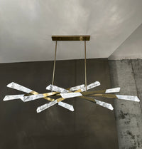 Surinam Crystal Acrylic Antique Dining Table Top Chandelier - Heka Lighting & Trading Limited