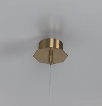 Surinam Crystal Acrylic Antique Single Pendant Light - Heka Lighting & Trading Limited