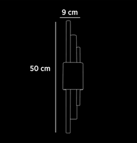 Tekfur Black Marble Wall Sconce Small - Heka Lighting & Trading Limited