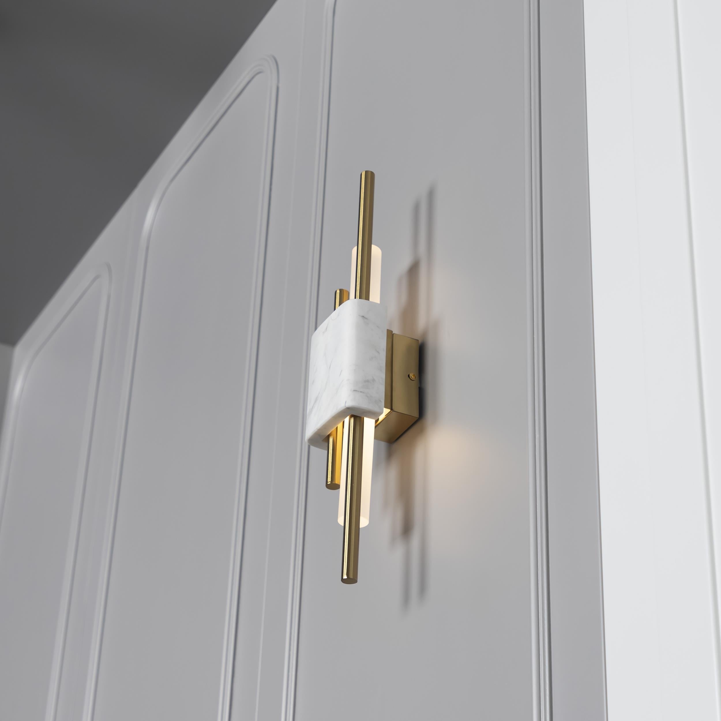 Tekfur White Marble Wall Sconce Big - Heka Lighting & Trading Limited