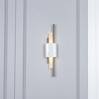 Tekfur White Marble Wall Sconce Small - Heka Lighting & Trading Limited