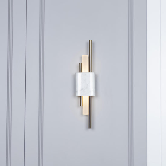 Tekfur White Marble Wall Sconce Small