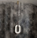Teta White Marble Antique Pendant Light Chandelier 25X40 Cm - Heka Lighting & Trading Limited