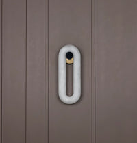 Teta White Marble Antique Wall Sconce 15X40 Cm - Heka Lighting & Trading Limited