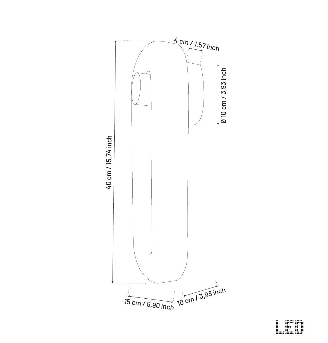 Teta White Marble Antique Wall Sconce 15X40 Cm - Heka Lighting & Trading Limited