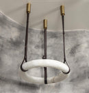 Teta White Marbled Antique Pendant Light Chandelier 60 Cm - Heka Lighting & Trading Limited