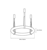 Teta White Marbled Antique Pendant Light Chandelier 60 Cm - Heka Lighting & Trading Limited