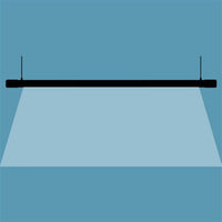 Tochi Linear Wood Concrete Pendant Light 120 Cm - Heka Lighting & Trading Limited
