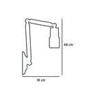 Tochi Wood Concrete E27 Wall Sconce - Heka Lighting & Trading Limited