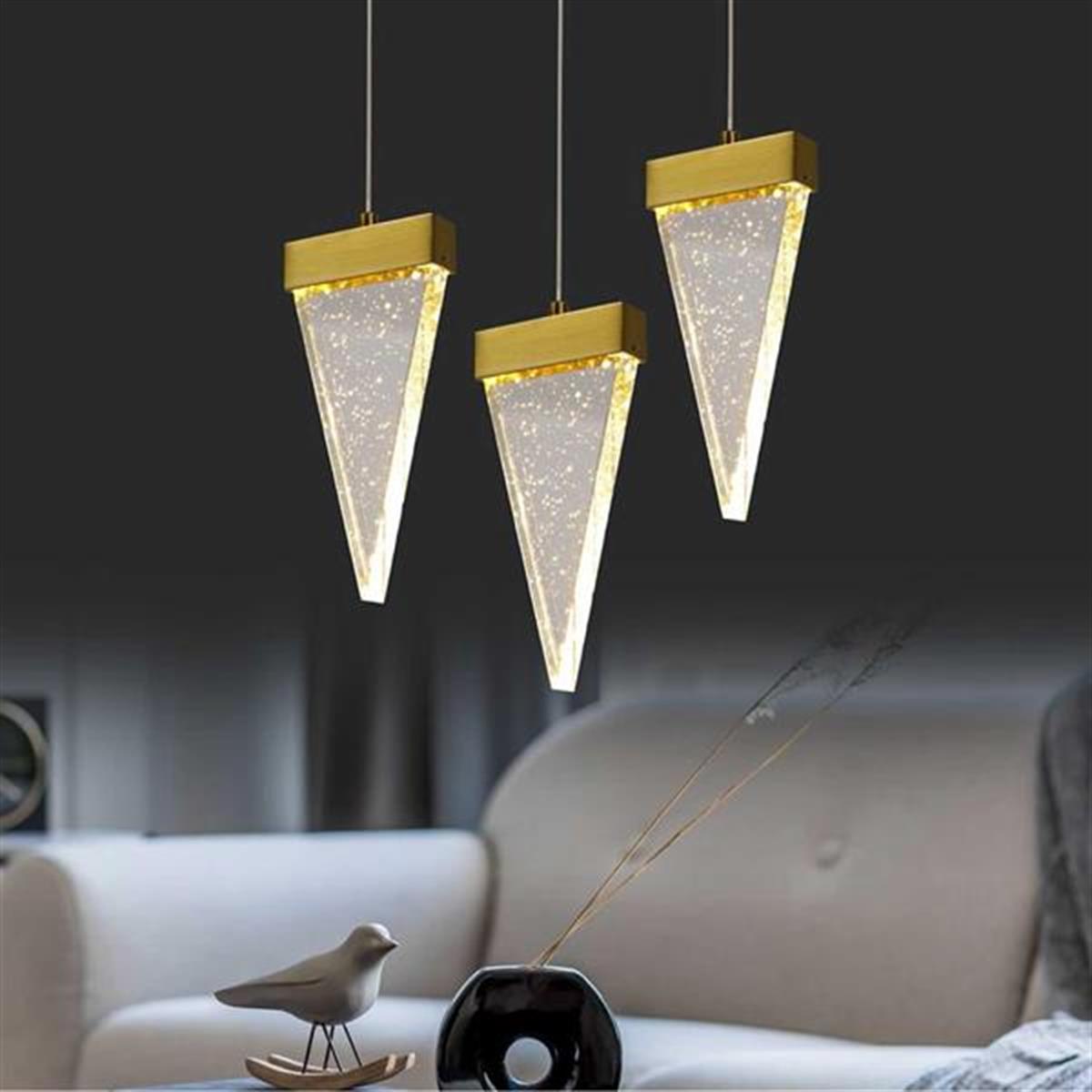 Togo Single Threegen Antique Transparent Glass Led Pendant Light Chandelier 20 Cm - Heka Lighting & Trading Limited