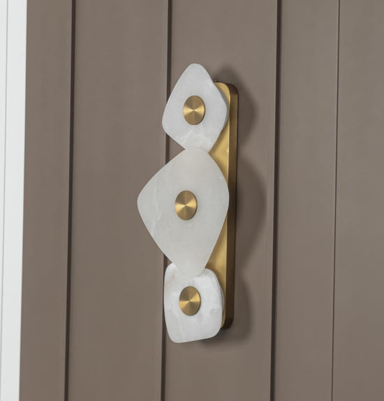 Tome Antique Triple Marble Wall Sconce