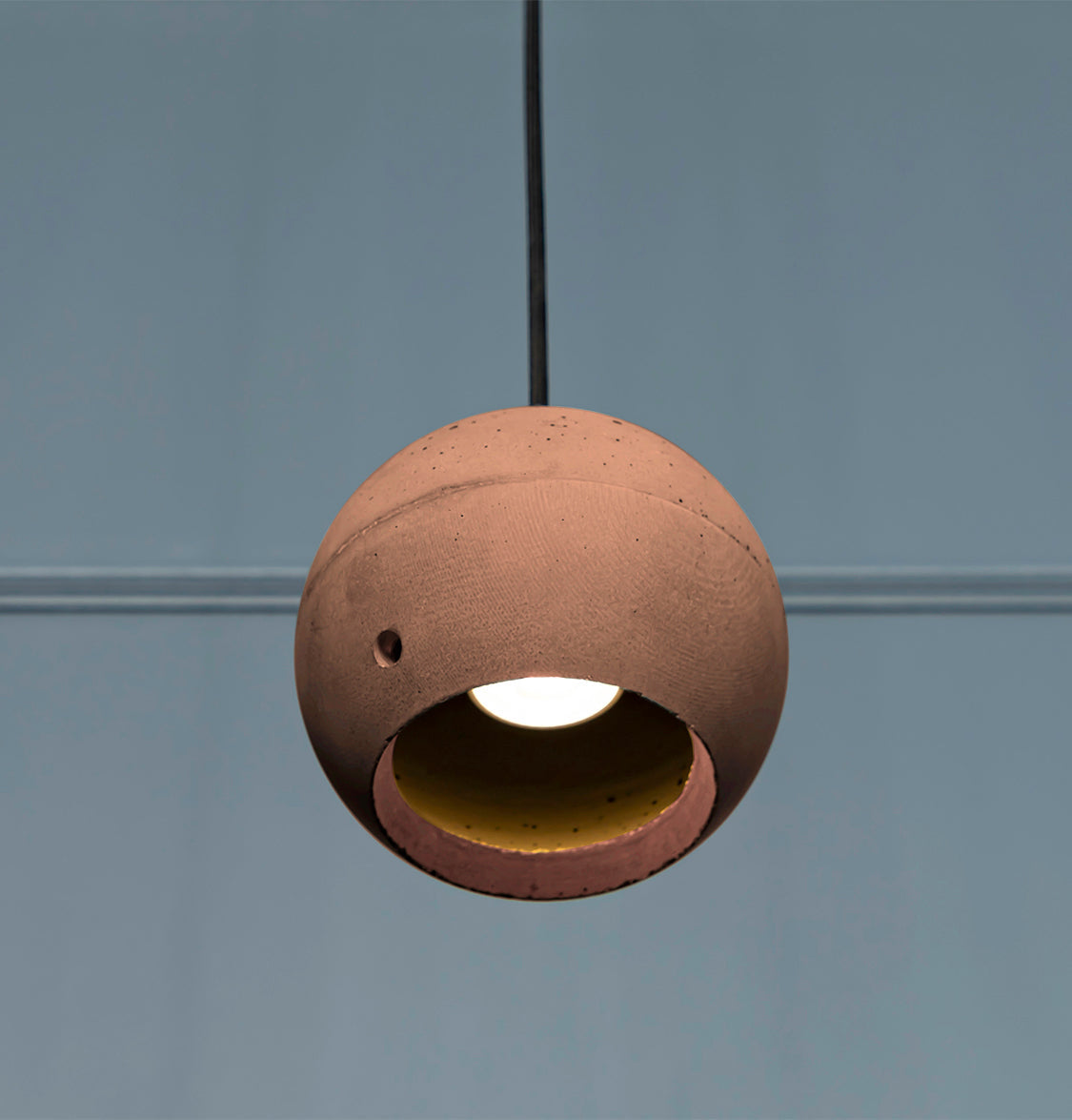 Toppu Concrete Red Pendant Light Chandelier - Heka Lighting & Trading Limited