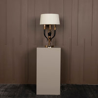 Torino Gold-Black Three Arm Lampshade - Heka Lighting & Trading Limited