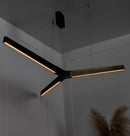 Tugela Three Sleeve Dark Antique Pendant Light Chandelier 68 Cm - Heka Lighting & Trading Limited