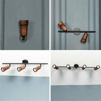 Victoria Single Wood Black Wall Sconce - Heka Lighting & Trading Limited