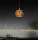 Vienna Meteorite Smoked Antique Glass Led Pendant Light Chandelier 20 Cm - Heka Lighting & Trading Limited