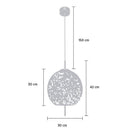 Viyana Antique Honey Glass Pendant Light Chandelier 30 - Heka Lighting & Trading Limited
