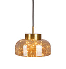 Viyana Dome Honey Antique Glass Pendant Light Chandelier 30 Cm - Heka Lighting & Trading Limited