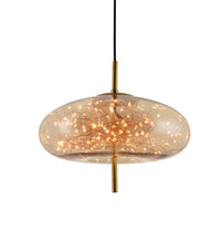 Viyana Honey Ufo Glass Pendant Light Chandelier 31 Cm - Heka Lighting & Trading Limited