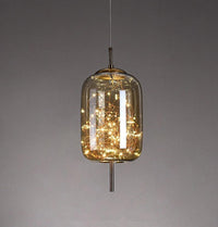 Viyana Smoked Antique Glass Pendant Light Chandelier 18Cm - Heka Lighting & Trading Limited