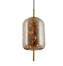 Viyana Smoked Antique Glass Pendant Light Chandelier 18Cm - Heka Lighting & Trading Limited