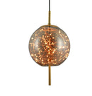 Viyana Smoked Glass Led Pendant Light Chandelier 20 Cm - Heka Lighting & Trading Limited