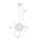 Viyana Smoked Glass Led Pendant Light Chandelier 20 Cm - Heka Lighting & Trading Limited