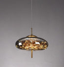 Viyana Smoked Ufo Glass Pendant Light Chandelier 31 Cm - Heka Lighting & Trading Limited