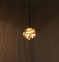 Viyana Teardrop Smoked Glass Antique Pendant Light Chandelier 18 Cm - Heka Lighting & Trading Limited