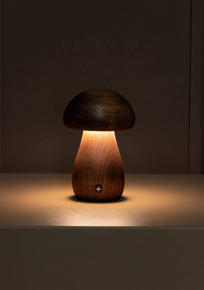 Shaggy Wenge Wood Cork Table Lamp - Heka Lighting & Trading Limited