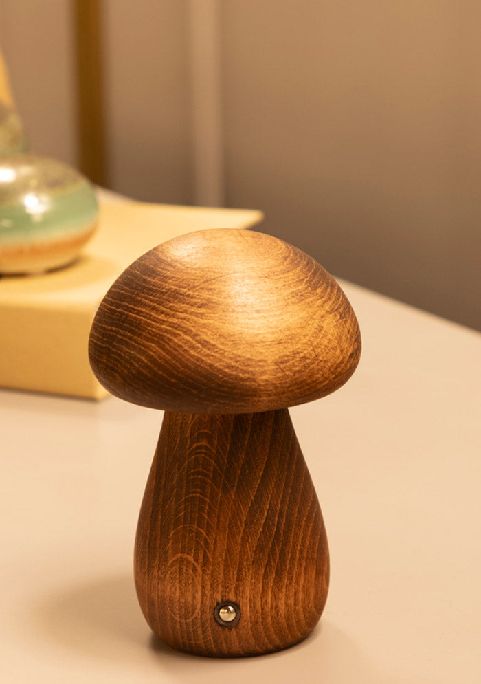 Shaggy Wenge Wood Cork Table Lamp - Heka Lighting & Trading Limited