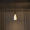 Zada Single White Concrete E27 Pendant Light Chandelier - Heka Lighting & Trading Limited