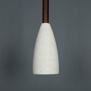 Zada Single White Concrete E27 Pendant Light Chandelier - Heka Lighting & Trading Limited