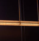 Zambia White Frosted Glass Antique Horizontal Pendant Light 163 Cm - Heka Lighting & Trading Limited