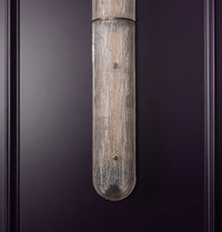 Zambia White Frosted Glass Antique Vertical Pendant Light - Heka Lighting & Trading Limited