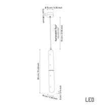 Zambia White Frosted Glass Antique Vertical Pendant Light - Heka Lighting & Trading Limited