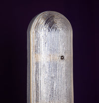 Zambia White Frosted Glass Brushed Brass Floor Lamp - Heka Lighting & Trading Limited