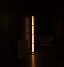 Zambia White Frosted Glass Brushed Brass Floor Lamp - Heka Lighting & Trading Limited