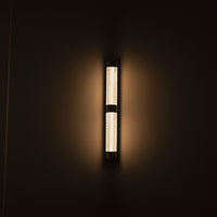 Alabanda Double Transparent Acrylic Chrome Led Wall Sconce - Heka Lighting & Trading Limited