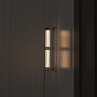 Alabanda Double Transparent Acrylic Chrome Led Wall Sconce - Heka Lighting & Trading Limited